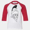 Youth Three Quarter Sleeve Baseball T-Shirt Thumbnail