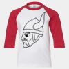 Youth Three Quarter Sleeve Baseball T-Shirt Thumbnail