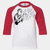 Youth Three Quarter Sleeve Baseball T-Shirt Thumbnail
