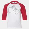 Youth Three Quarter Sleeve Baseball T-Shirt Thumbnail