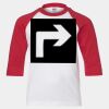 Youth Three Quarter Sleeve Baseball T-Shirt Thumbnail