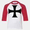 Youth Three Quarter Sleeve Baseball T-Shirt Thumbnail