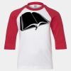 Youth Three Quarter Sleeve Baseball T-Shirt Thumbnail
