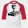 Youth Three Quarter Sleeve Baseball T-Shirt Thumbnail