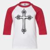 Youth Three Quarter Sleeve Baseball T-Shirt Thumbnail
