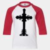 Youth Three Quarter Sleeve Baseball T-Shirt Thumbnail