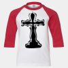 Youth Three Quarter Sleeve Baseball T-Shirt Thumbnail
