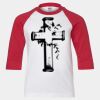 Youth Three Quarter Sleeve Baseball T-Shirt Thumbnail