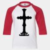 Youth Three Quarter Sleeve Baseball T-Shirt Thumbnail