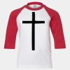 Youth Three Quarter Sleeve Baseball T-Shirt Thumbnail