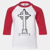 Youth Three Quarter Sleeve Baseball T-Shirt Thumbnail