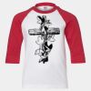 Youth Three Quarter Sleeve Baseball T-Shirt Thumbnail