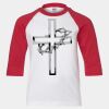 Youth Three Quarter Sleeve Baseball T-Shirt Thumbnail