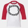 Youth Three Quarter Sleeve Baseball T-Shirt Thumbnail
