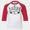Youth Three Quarter Sleeve Baseball T-Shirt Thumbnail