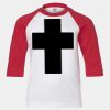 Youth Three Quarter Sleeve Baseball T-Shirt Thumbnail