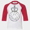 Youth Three Quarter Sleeve Baseball T-Shirt Thumbnail