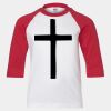 Youth Three Quarter Sleeve Baseball T-Shirt Thumbnail