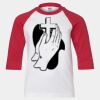 Youth Three Quarter Sleeve Baseball T-Shirt Thumbnail