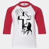 Youth Three Quarter Sleeve Baseball T-Shirt Thumbnail