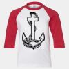 Youth Three Quarter Sleeve Baseball T-Shirt Thumbnail