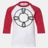 Youth Three Quarter Sleeve Baseball T-Shirt Thumbnail