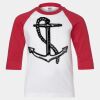 Youth Three Quarter Sleeve Baseball T-Shirt Thumbnail