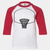Youth Three Quarter Sleeve Baseball T-Shirt Thumbnail