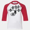 Youth Three Quarter Sleeve Baseball T-Shirt Thumbnail