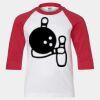 Youth Three Quarter Sleeve Baseball T-Shirt Thumbnail
