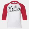 Youth Three Quarter Sleeve Baseball T-Shirt Thumbnail