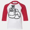 Youth Three Quarter Sleeve Baseball T-Shirt Thumbnail
