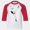 Youth Three Quarter Sleeve Baseball T-Shirt Thumbnail