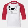 Youth Three Quarter Sleeve Baseball T-Shirt Thumbnail