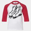 Youth Three Quarter Sleeve Baseball T-Shirt Thumbnail