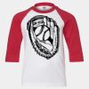 Youth Three Quarter Sleeve Baseball T-Shirt Thumbnail