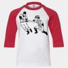 Youth Three Quarter Sleeve Baseball T-Shirt Thumbnail
