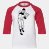Youth Three Quarter Sleeve Baseball T-Shirt Thumbnail