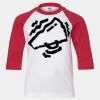 Youth Three Quarter Sleeve Baseball T-Shirt Thumbnail