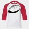 Youth Three Quarter Sleeve Baseball T-Shirt Thumbnail