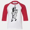 Youth Three Quarter Sleeve Baseball T-Shirt Thumbnail