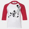 Youth Three Quarter Sleeve Baseball T-Shirt Thumbnail