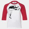 Youth Three Quarter Sleeve Baseball T-Shirt Thumbnail