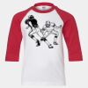 Youth Three Quarter Sleeve Baseball T-Shirt Thumbnail