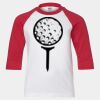 Youth Three Quarter Sleeve Baseball T-Shirt Thumbnail