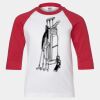 Youth Three Quarter Sleeve Baseball T-Shirt Thumbnail