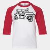 Youth Three Quarter Sleeve Baseball T-Shirt Thumbnail