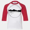 Youth Three Quarter Sleeve Baseball T-Shirt Thumbnail