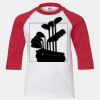Youth Three Quarter Sleeve Baseball T-Shirt Thumbnail