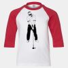 Youth Three Quarter Sleeve Baseball T-Shirt Thumbnail